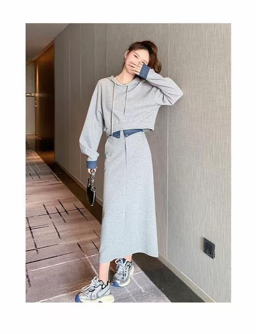 套装【诗铭洛可】XC867卫衣➕半裙两件套B22-2 商品图1