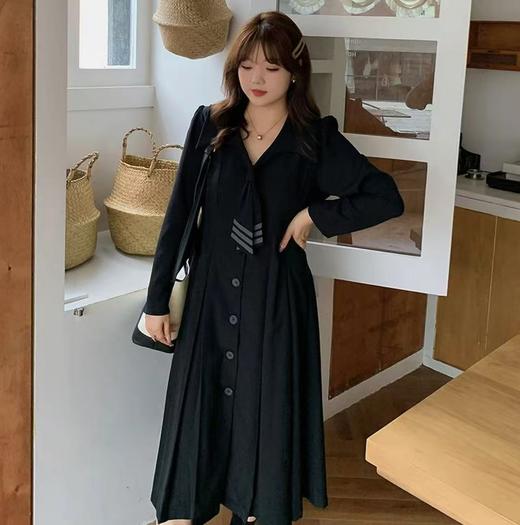  【诗铭洛可】XCY840海军领学院风连衣裙 商品图2