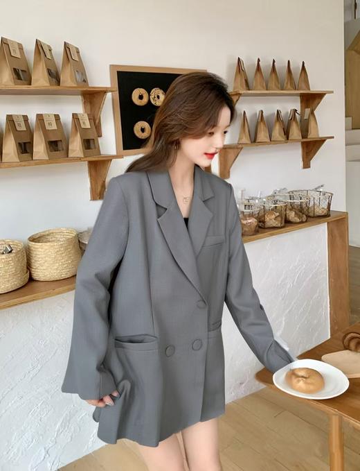 参与8折活动！超级福利【诗铭洛可】2026Y152Y小西服外套宽松大码休闲 商品图1