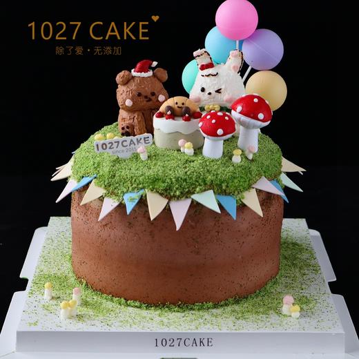 1027CAKE |  森系立体小动物 小兔子小熊 （提前2天预订） 商品图0