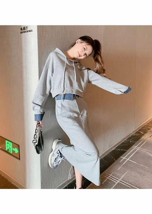 套装【诗铭洛可】XC867卫衣➕半裙两件套B22-2 商品图3