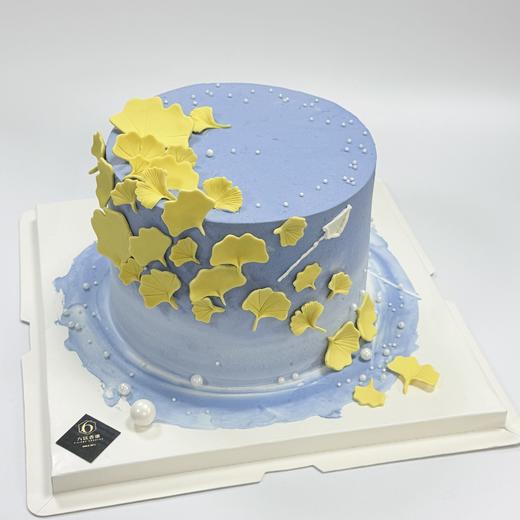 【银杏不负秋】白起蛋糕 商品图1