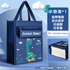 小学生书包补习袋笔袋帆布收纳文件袋（恐龙图案随机）简约帆布包/个 商品缩略图0