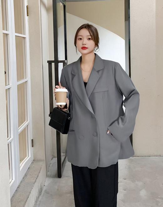 参与8折活动！超级福利【诗铭洛可】2026Y152Y小西服外套宽松大码休闲 商品图2