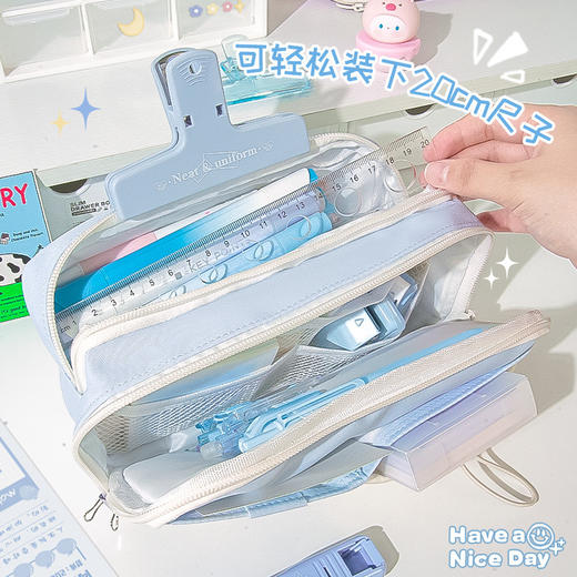 原创笔袋女生2025新款超火笔盒学生铅笔盒小众不撞款文具盒笔袋 商品图1