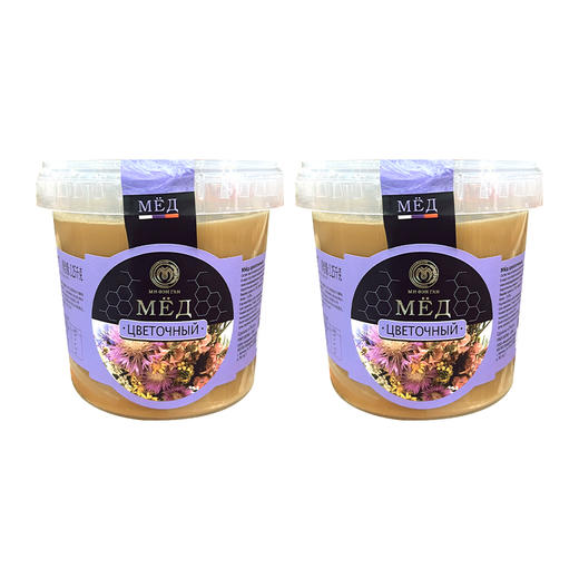 俄罗斯进口蜜风港牌杂花蜂蜜1.25kg 商品图6