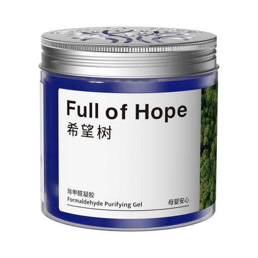 【热门】希望树除甲醛凝胶小蓝罐200g*6个装 新房家用去甲醛喷雾衣柜去异味强力净化 商品图0