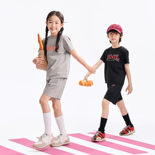 男女童全腰针织中裤夏季新款安奈儿童装EM526244 商品图6