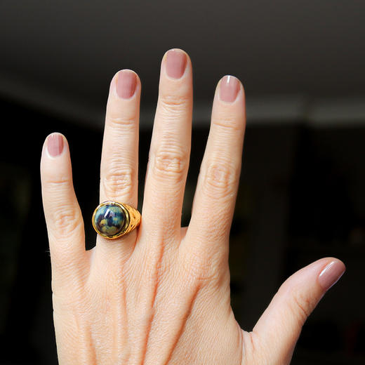 订购8周到｜House of Fou-Lake Pinkie-海洋色 戒指［土耳其设计师］ 商品图2