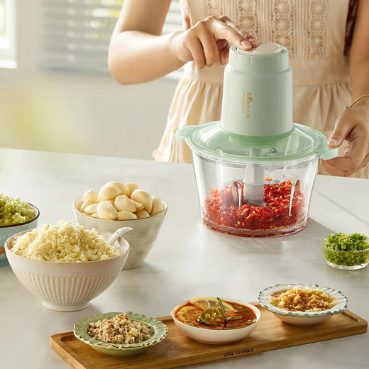  小熊(bear) 2L家用切碎机绞肉机 QSJ-E03K6 商品图1