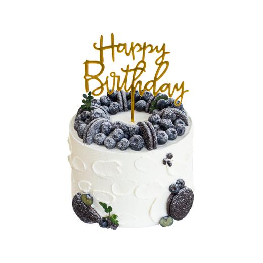 【鲜果蓝莓】水果夹心蛋糕 ，蓝莓奥利奥（请提前6--8小时下单，18:00后下单最快第二天15:30后可到店取货，具体时间看门店而定。） 商品图0