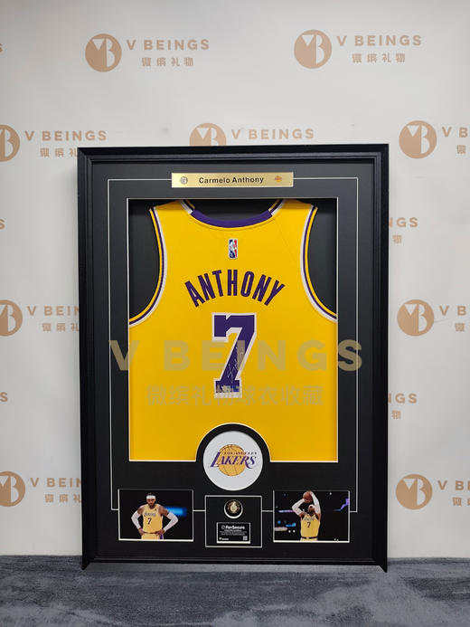 收藏系列 安东尼 湖人队7号SW球迷版 黄色 亲笔签名球衣 商品图1