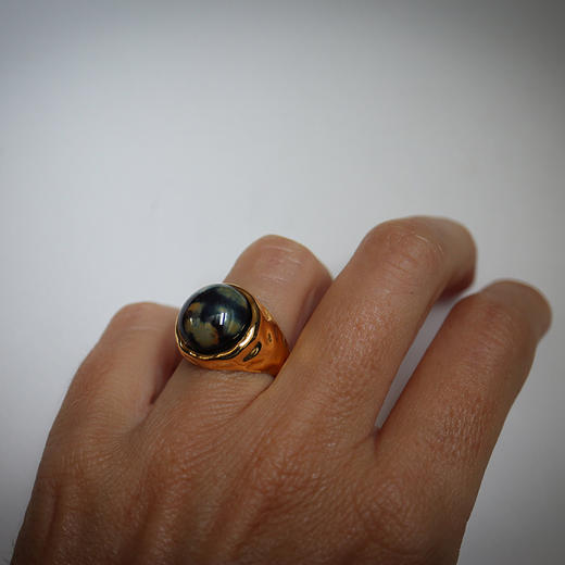 订购8周到｜House of Fou-Lake Pinkie-海洋色 戒指［土耳其设计师］ 商品图0