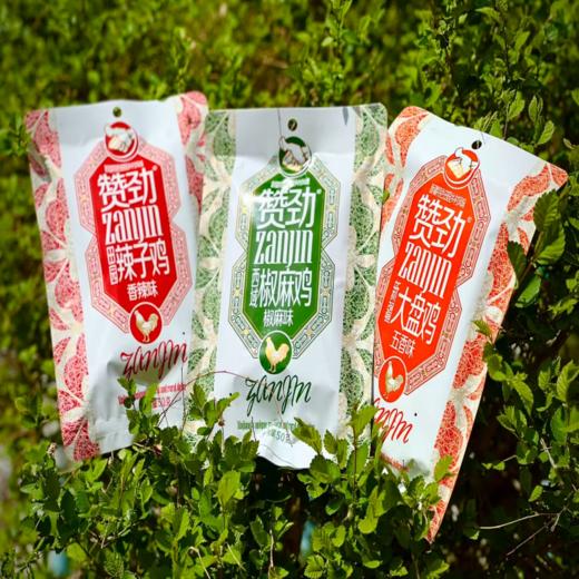 赞劲鸡肉系列辣子鸡+椒麻鸡+大盘鸡三包组合  50g*3   一次尝遍三味 每包都是不同惊喜 商品图1