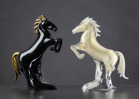 意大利进口杜西水晶摆件手工制作 福气满满金福袋/天鹅/海豚之恋水晶摆件 商品图4