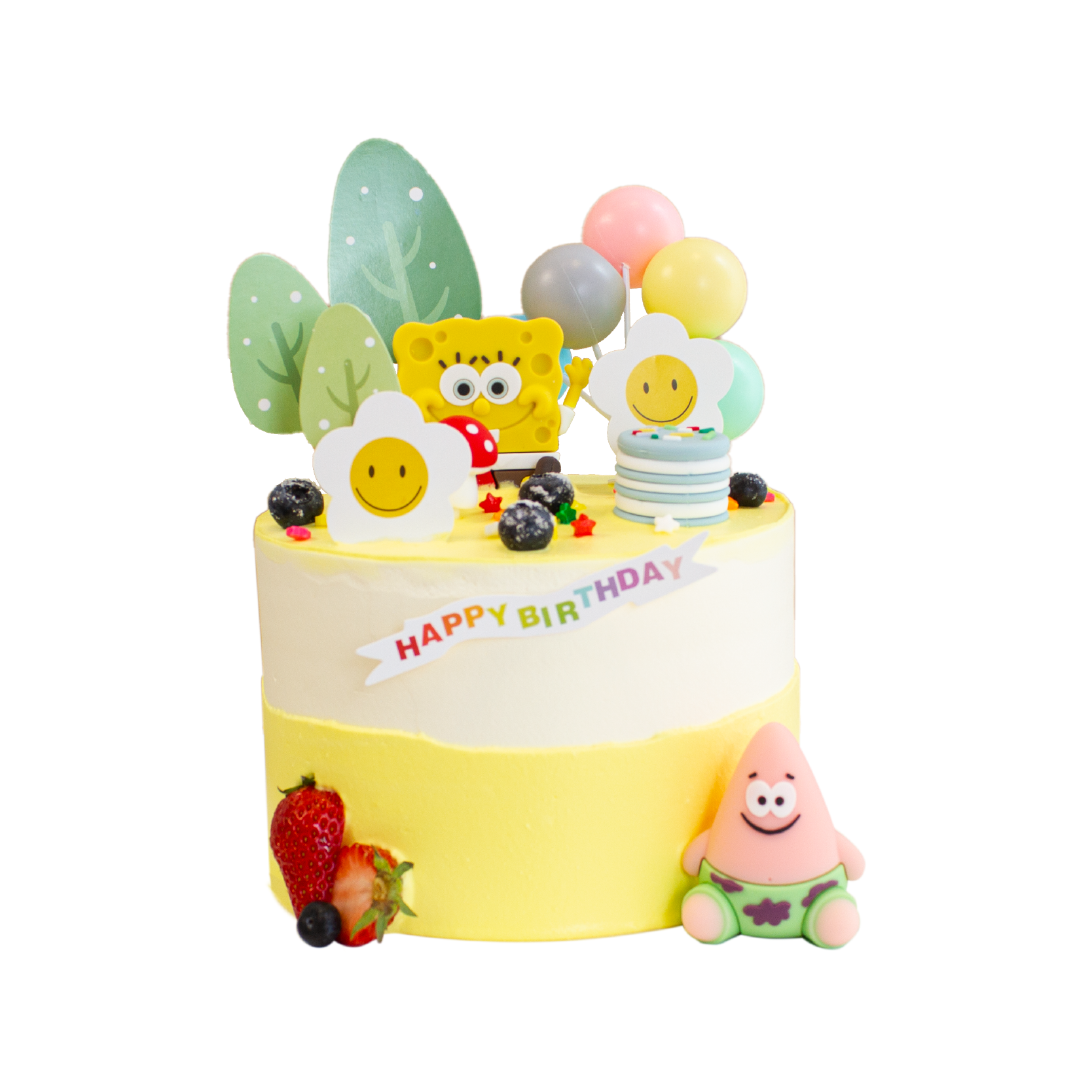 【泡泡玛特】儿童生日蛋糕，水果夹心（请提前6--8小时下单，18:00后下单最快第二天15:30后可到店取货，具体时间看门店而定。）