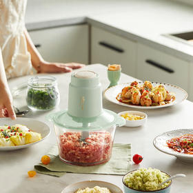  小熊(bear) 2L家用切碎机绞肉机 QSJ-E03K6