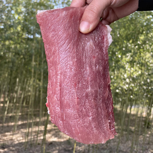 【每周四开始发货】【贵州跑山土猪肉】跑山土猪生长速度较慢，其肉质更加紧实、口感更有弹性，烹饪后的口感更加香浓。 商品图1