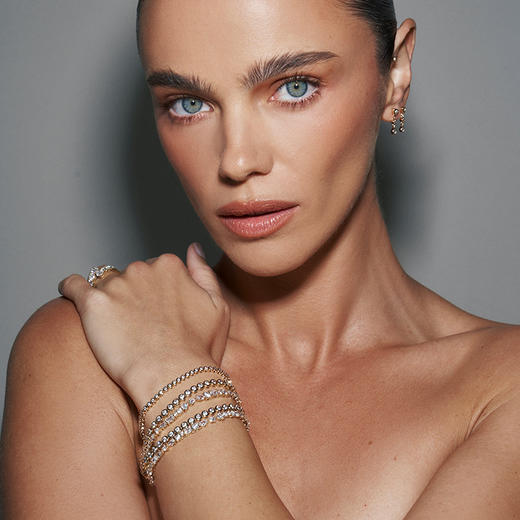 北京仓｜Lili Claspe-Mavis-金色 锆石 手链［美国设计师］ 商品图3