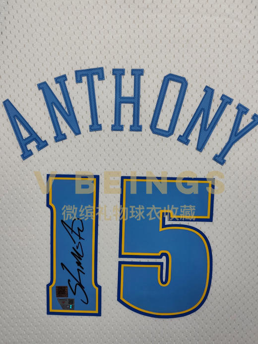收藏系列 安东尼 掘金队15号白色 亲笔签名球衣 商品图2