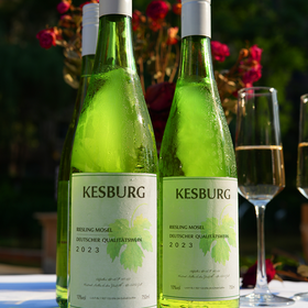 【下单即送2支香槟杯】KESBURG青柠西柚白桃·雷司令葡萄酒 | 德国原瓶进口，摩泽尔（Mosel）核心产区