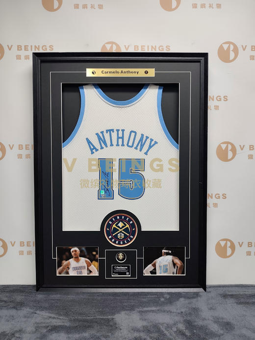 收藏系列 安东尼 掘金队15号白色 亲笔签名球衣 商品图1