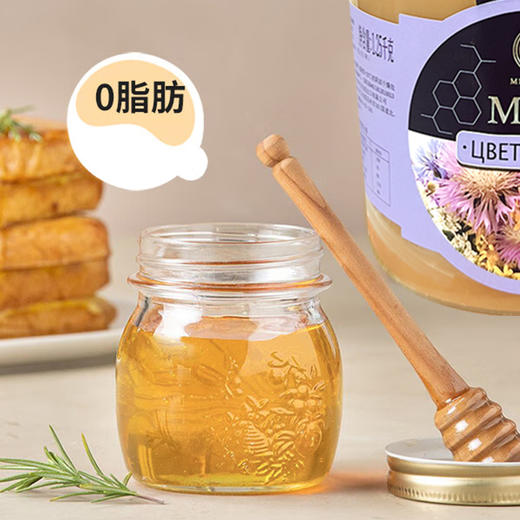 俄罗斯进口蜜风港牌杂花蜂蜜1.25kg 商品图3