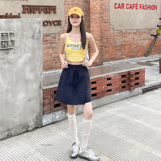 热卖！藏肉 显高！亿绘 山系开叉五分工装裙裤 休闲百搭 KC002 5色可选 商品图9