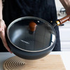 温仑山Velosan 大肚铁锅 24cm大口径锅深10cm；高纯铁材质，0涂层；肚大锅深煎炒炖煮样样行；电磁炉，燃气灶通用 商品缩略图1