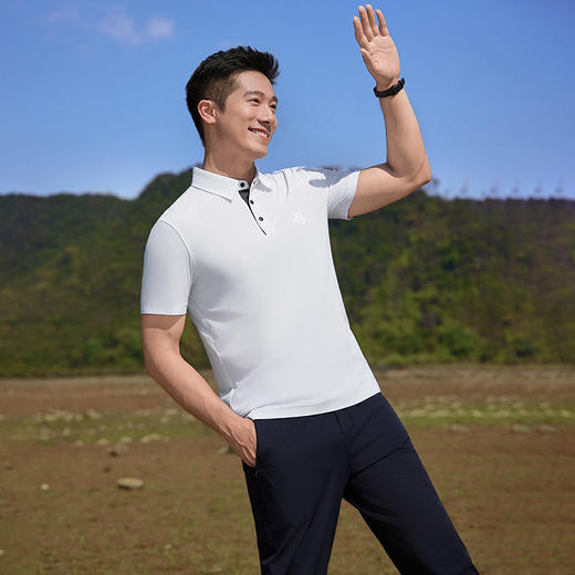 【始于1919年 英国百年奢牌 丝滑柔软】百富Byford冰丝POLO衫 商品图5