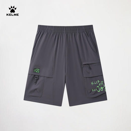KELME卡尔美复古休闲运动短裤男学生2025夏季工装裤梭织五分裤女 商品图8