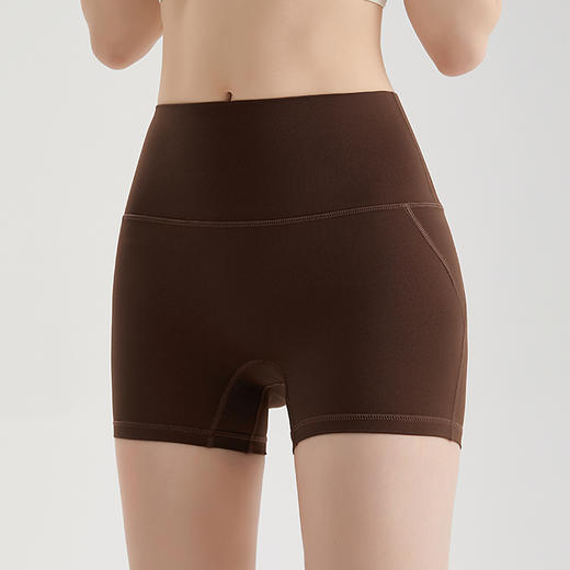 【运动必备】【免穿内裤，藏肉显瘦】新款速干运动短裤女夏薄款高腰收腹提臀防走光健身三分裤100% 商品图4