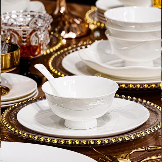 品物攸宜印象春天8人用40头中餐具 商品图2