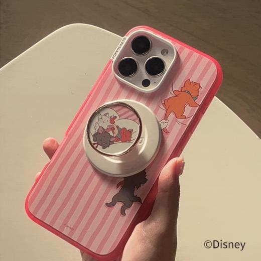 【玛丽猫】小猫被窝·MagSafe圆啪嗒 PopSockets x 玛丽猫 联名系列 MAGSAFE磁吸手机气囊支架 Round圆啪嗒系列 粉色 商品图2