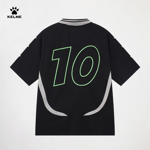 KELME卡尔美短袖POLO衫男女2025夏季运动透气足球潮流时尚翻领T恤 商品图6