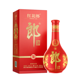 红花郎（红十）酱香型500ml*瓶 / 53° （新老包装随机发货）【直选好酒-包邮】