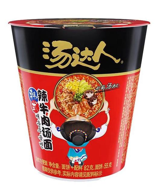 统一汤达人韩式辣牛肉汤面82g/桶(B9-03-11) 商品图0