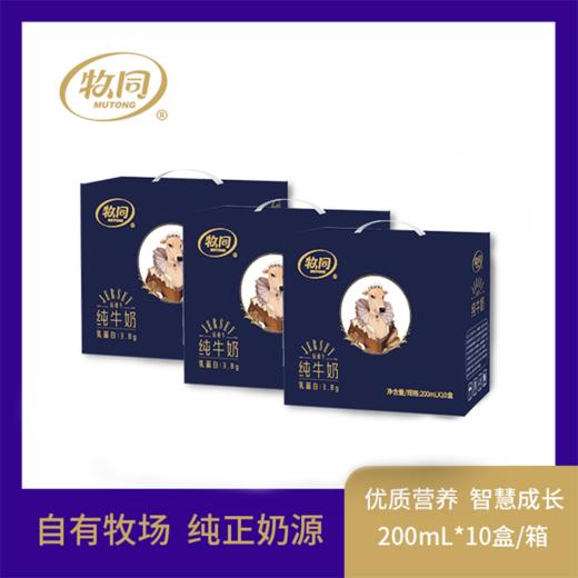 牧同娟姗奶绵密醇厚纯牛奶贵族优惠装 商品图3
