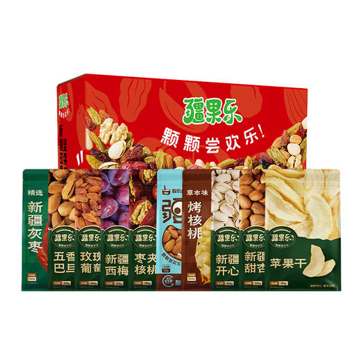 疆果乐|新疆印象·坚果盛宴礼盒(大号D款）2367g【厂家直发】 商品图0