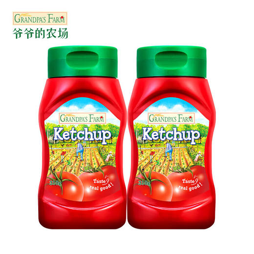 爷爷的农场儿童番茄酱进口调味 汉堡意面 宝宝拌饭料酱 【百搭美食】番茄酱310g 商品图1