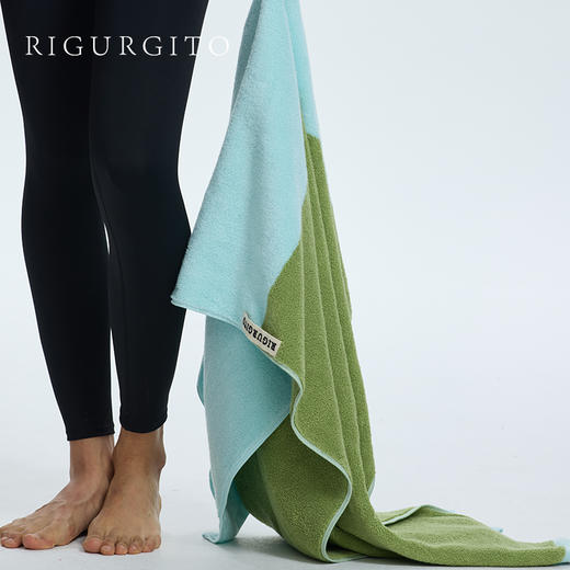 【代发】RIGURGITO 40支拼色Gelato系列丝柔纺浴巾80*150cm 商品图3