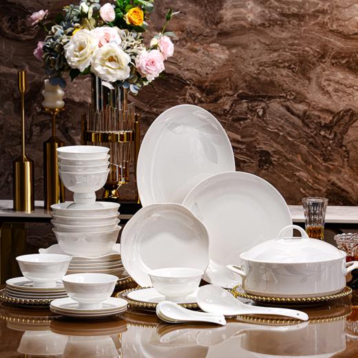 品物攸宜印象春天8人用40头中餐具 商品图0