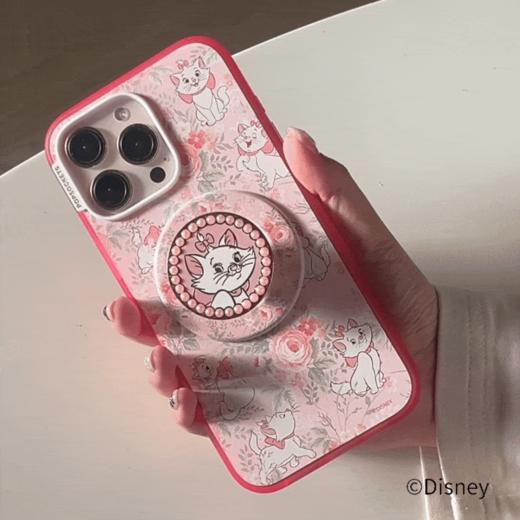 【玛丽猫】玛丽猫画像·MagSafe圆啪嗒 PopSockets x 玛丽猫 联名系列 MAGSAFE磁吸手机气囊支架 Round圆啪嗒系列 粉色 金属珐琅 商品图2