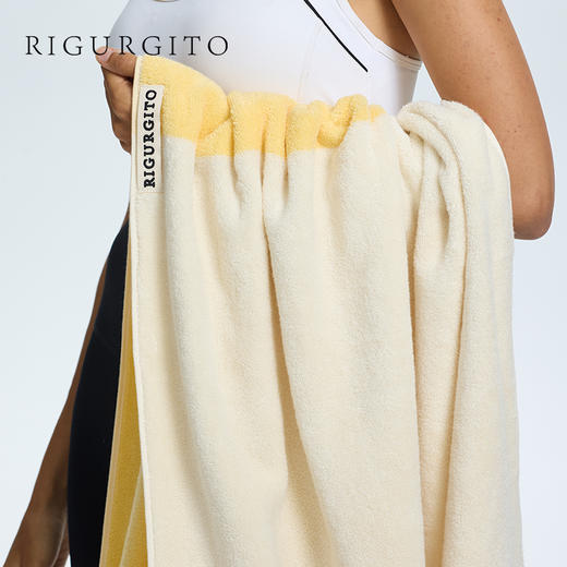 【代发】RIGURGITO 40支拼色Gelato系列丝柔纺浴巾80*150cm 商品图6
