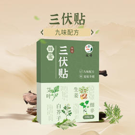 七丹三伏贴20贴/盒顺时养护穴位贴c