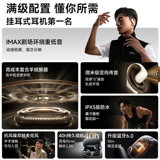 倍思 Eli 2i Fit 开放式真无线蓝牙耳机 商品图4