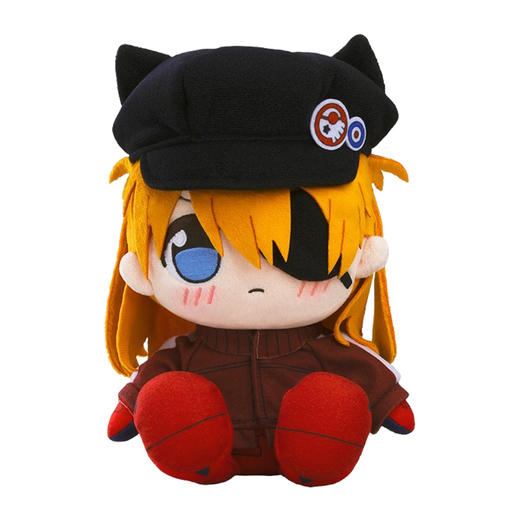 【GSC现货】KURIPAN 毛绒玩偶 绫波零 长发Ver.（白色战斗服）/式波·明日香·兰格雷（运动服和眼罩）/渚薰 制服Ver. 新世纪福音战士新剧场版 商品图6