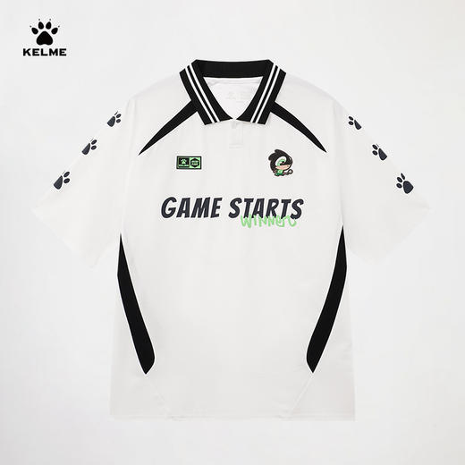 KELME卡尔美短袖POLO衫男女2025夏季运动透气足球潮流时尚翻领T恤 商品图5