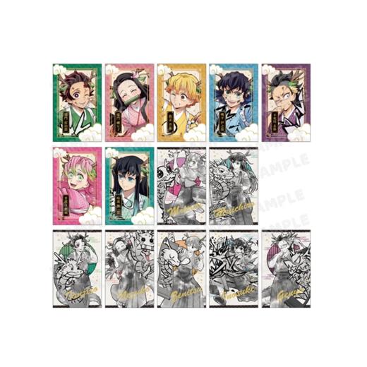 ufotableCafe 鬼灭之刃 鬼灭祭 五周年 纪念祭 辰年 拍立得相卡 14包/盒 国谷 商品图0