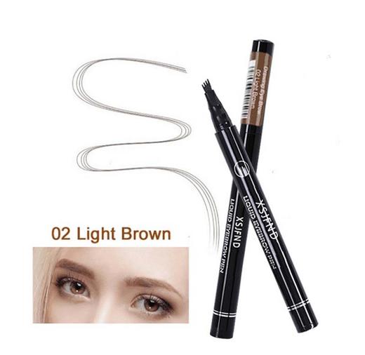 四头眉笔液体眉笔极细微雕纹眉笔4头眉笔防水持久四又头眉 1支 商品图3